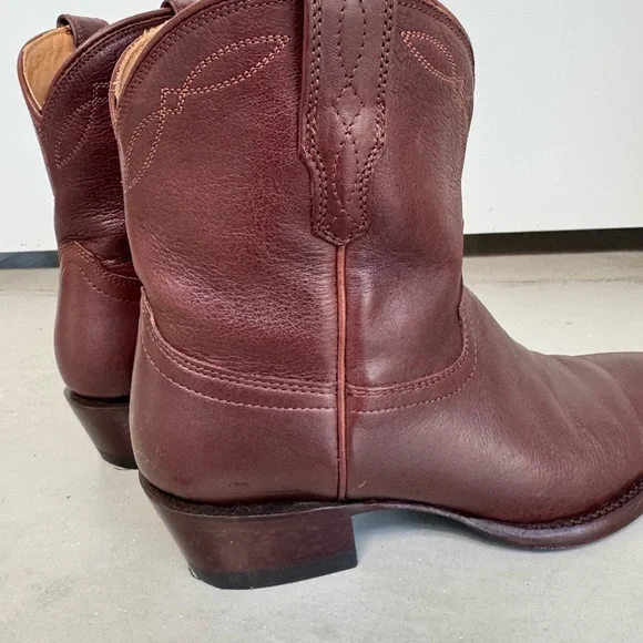 Tecovas The Penny Rich Brown Leather Boots size 8 - Picture 7 of 12